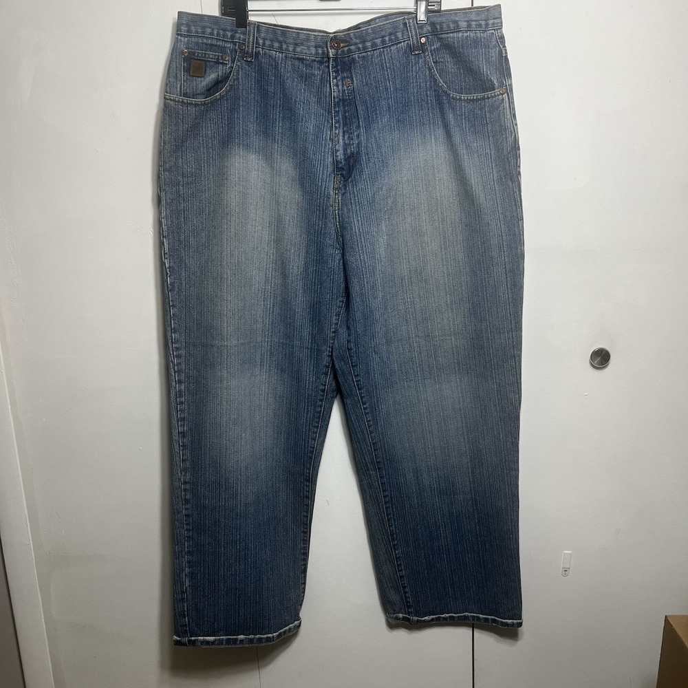 International Tuff Jeans Mens Sz 44 Denim Baggy Wide Leg Y2K Relaxed Vintage Nwt
